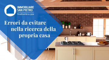 Errori da evitare nel comprare casa